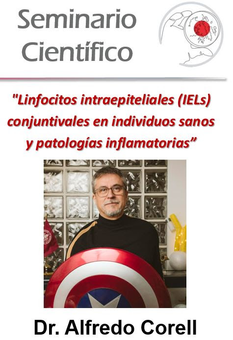 Imagen ilustrativa del seminario científico: Linfocitos intraepiteliales conjuntivales en individuos sanos y patologías inflamatorias