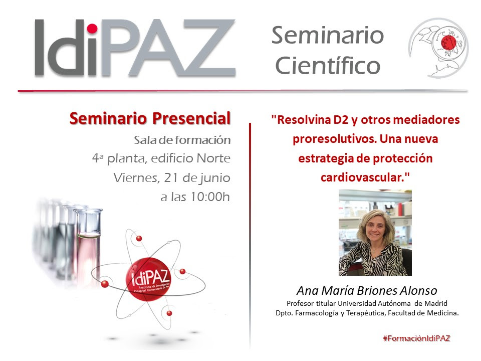 Imagen ilustrativa del seminario científico: Una nueva estrategia de protección cardiovascular