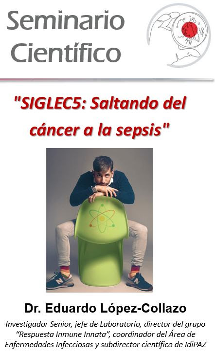 Imagen ilustrativa del seminario científico: SIGLEC5: Saltando del cáncer a la sepsis