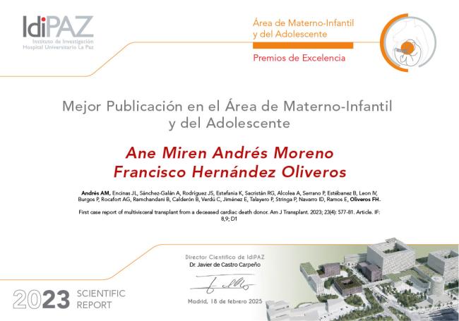 Ane Miren Andrés y Francisco Hernández Oliveros